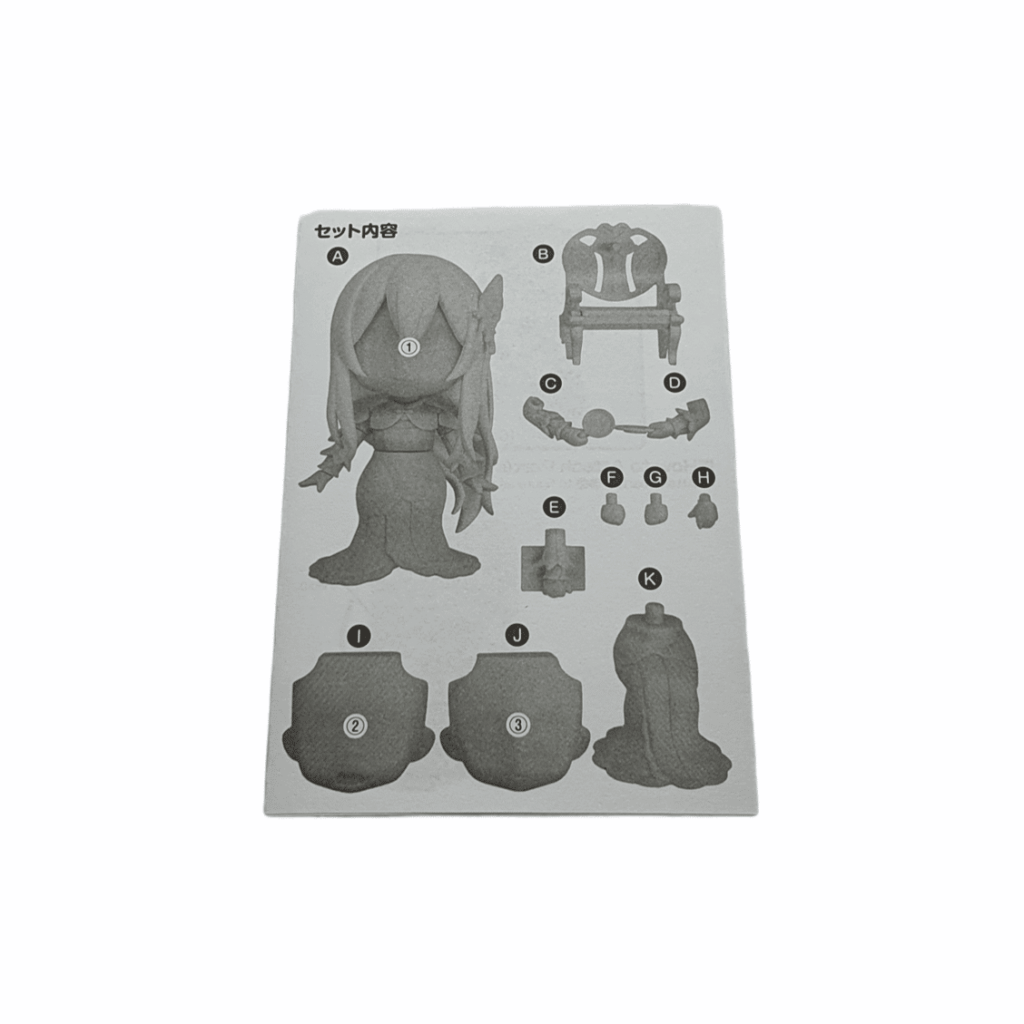 1461 Echidna Nendoroid Split Part: Anleitungsbuch