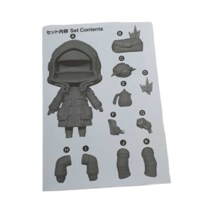 1715 Doctor Arknights Nendoroid Split Part Anleitungsbuch