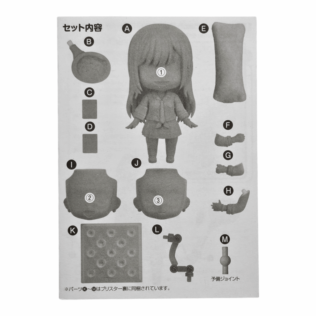 1935 Marin Kitagawa Nendoroid Split Part: Anleitungsbuch