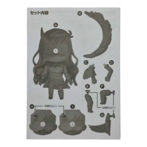 1948 Nezuko Kamado Demon Nendoroid Split Part: Anleitungsbuch
