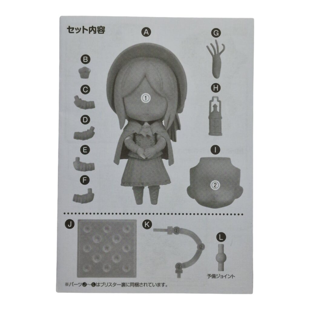 1992 The Doll – Nendoroid Split Part: Anleitungsbuch