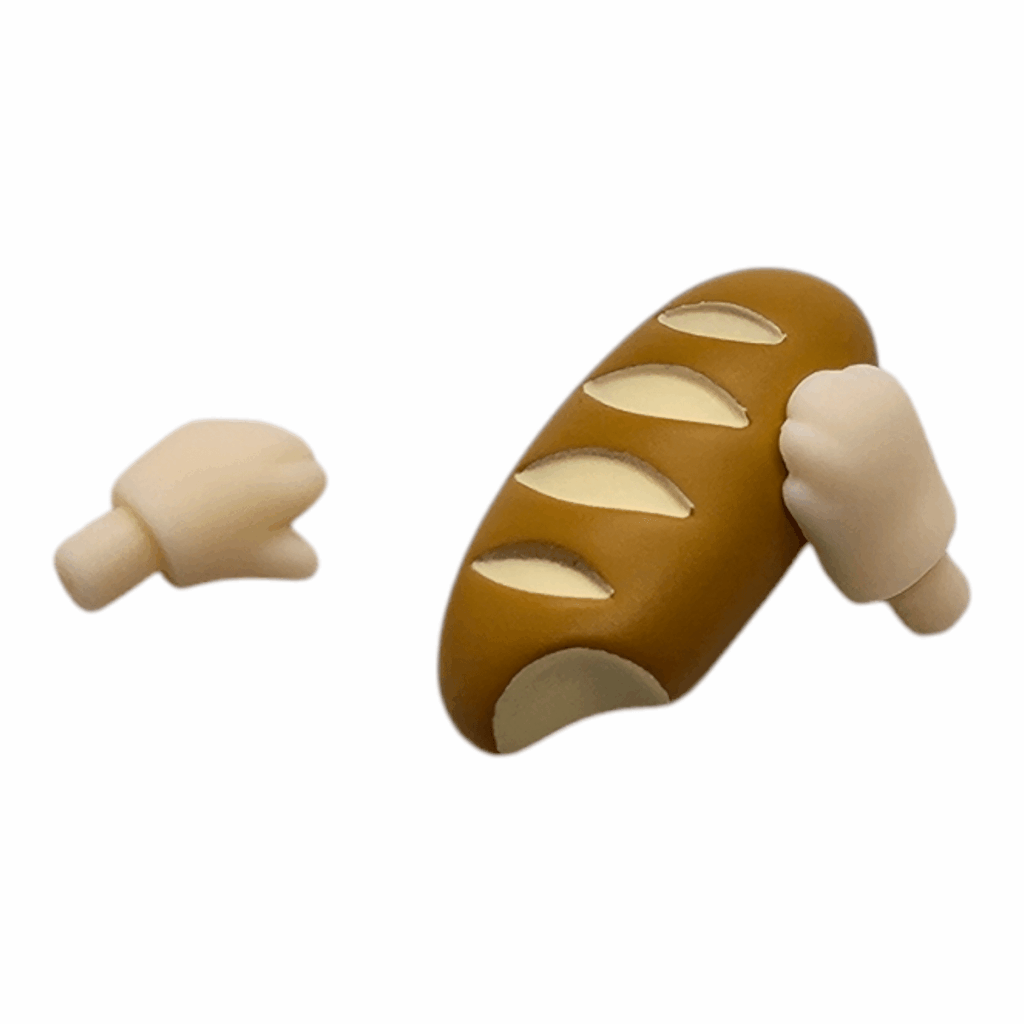 2368 Fern Frieren Nendoroid Split Part Hände mit Brot
