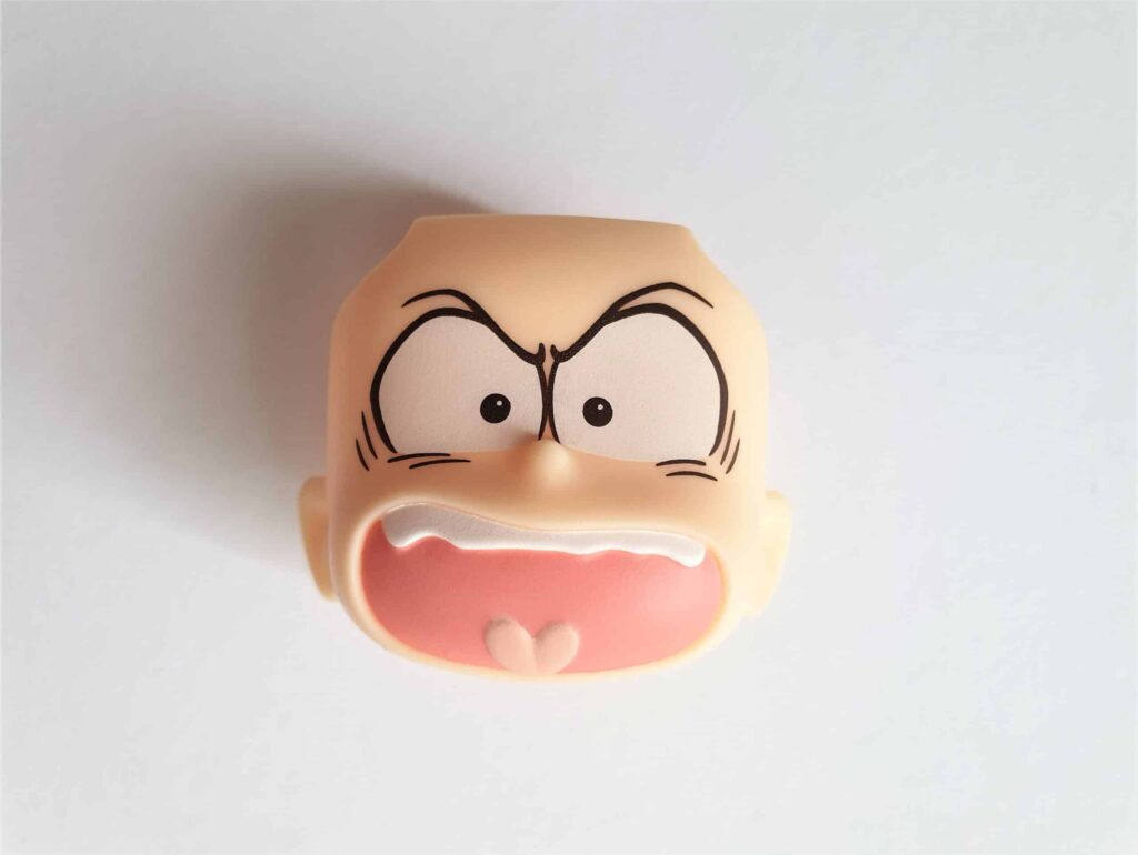 637 Choromatsu Matsuno Nendoroid Split Part: Face Wütend