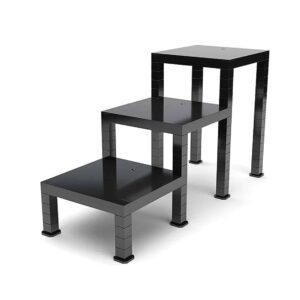 The Simple Stand: Black Figurenständer 3er set Build On Type