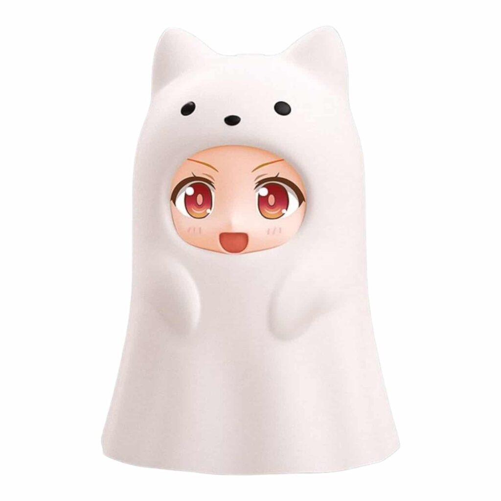 Nendoroid More Face Parts Case „Ghost Cat White“