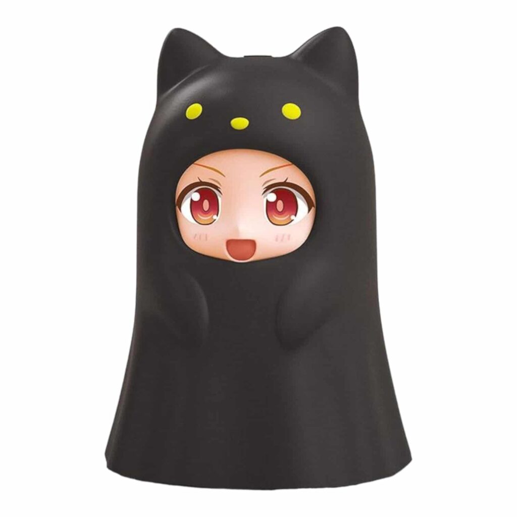 Nendoroid More Face Parts Case „Ghost Cat Black“