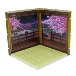 Diorama Mansion 150 Nendoroid Cherry Blossoms at Night